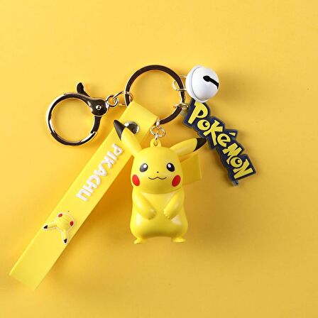 ThreeMB Toys Pokemon Orijinal Lisanslı Anahtarlık Pikachu