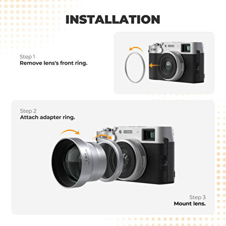 Freewell 1.5X Telephoto Lens (Fuji X100 Serisi) FW-FU-XTP