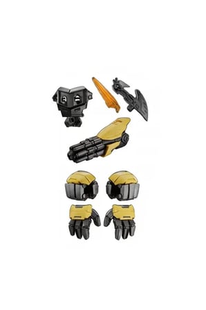 Blokees Transformers Bumblebee Işıklı Model Seti - 79 Parça Eklem Hareketli Oyuncak Figür