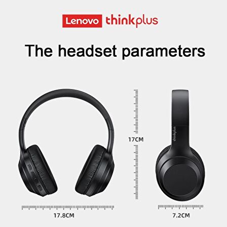 Lenovo Thinkplus TH10 Kablosuz Bluetooth Kulaklık Siyah