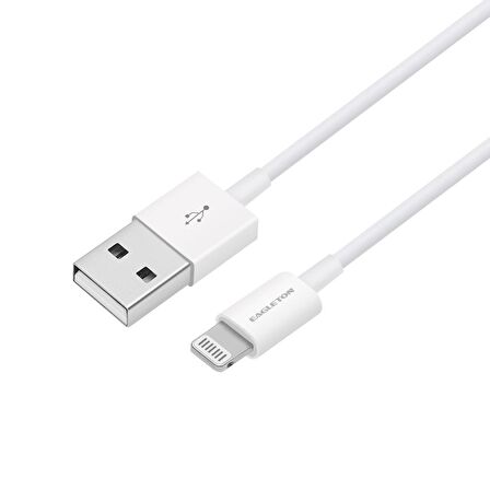 Eagleton Apple Lightning MFİ Lisanlı Şarj ve Data Kablosu 120cm