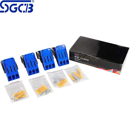 SGCB Mat Clamp 17x7x8cm 4 ADET-PASPAS TUTACAĞI-SERT PLASTİK-YAYLI