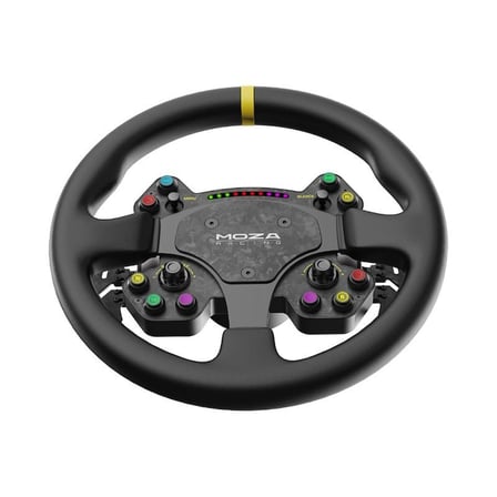 Moza Racing RS V2 Steering Wheel Yuvarlak Deri Versiyon Direksiyon Simiti
