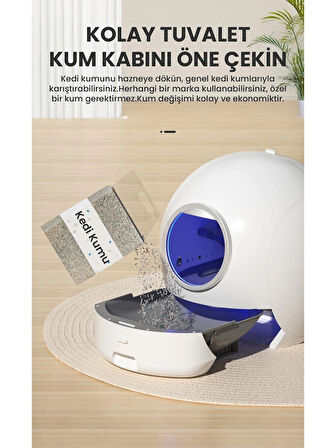 ELS Pet S30 Pro 2. Nesil Otomatik Akıllı Kedi Tuvaleti