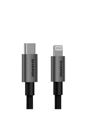 Sharge Örgülü Usb-C To Lightning 20W Apple Mfi Sertifikalı Konnektör C94 Çipli Hızlı Şarj ve 480 Mbps Veri Kablosu