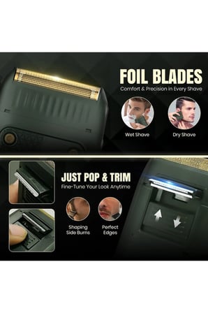 Saç Sakal Tıraş Makinesi Seti Metal Trimmer Shaver | V-270 & V-353
