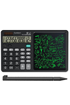 Earldom T10 LCD Yazı Pedli Hesap Makinesi - Siyah
