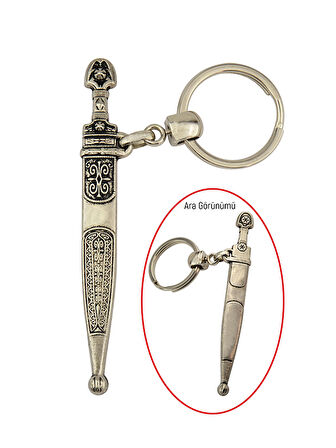 Çerkes Kafkas Kama Anahtarlık ( Nikel Oksit )