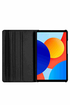 Xiaomi Redmi Pad SE Uyumlu 8.7 inç Fuchsia 360 Dönebilen Standlı Kılıf