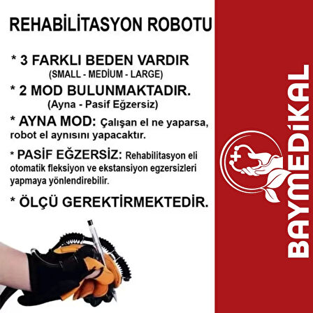 Syrebo Çocuk El Rehabilitasyon Robotu | Parmak Eklem Disfonksiyonu Tedavisi ve Ayna Terapi C10 Çift