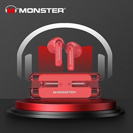 Monster Airmars XKT08 Kablosuz Gaming Kulaklık Kırmızı