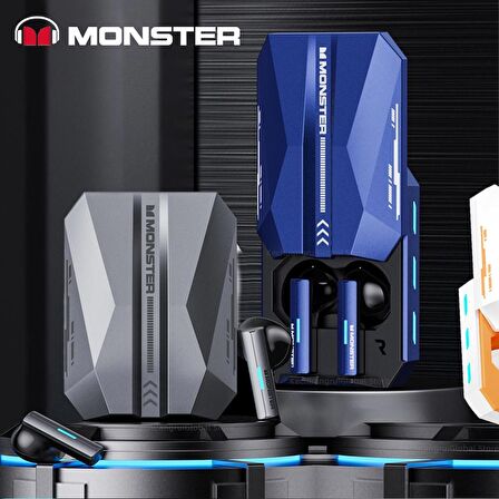 Monster Airmars XKT11 Gaming Bluetooth Kulaklık Mavi