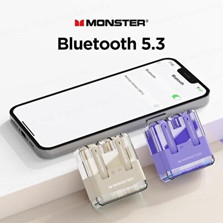 Monster Airmars XKT12 Gaming Bluetooth Kulaklık Bej