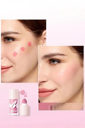 Miniso Lisanslı Minimalist Serisi Likit Allık No 01 - Doğal Işıltı Veren Sünger Başlıklı ve Kalıcı Likit Allık