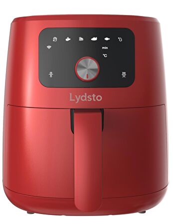 Lydsto Airfryer 5L XXL 5 lt Yağsız Airfryer Kırmızı