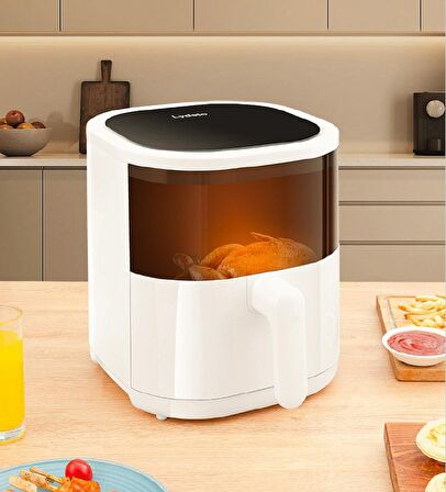 Lydsto Airfryer 4 L 4.1 lt Yağsız Airfryer Beyaz