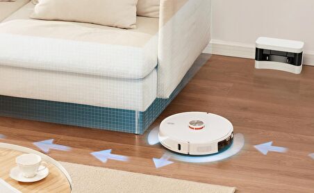Lydsto  S1 D Max Uv Sterilizasyonlu - 8000 Pa - Yapay Zeka Akıllı Robot Süpürge