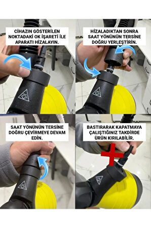 "VSC38 El Tipi Buharlı Temizleyici -Lydsto Türkiye Garantili