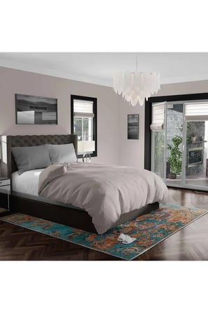 Kaymaz Taban Yıkanabilir Halı – Mutfak, Salon, Yatak Odası için Modern Dijital Baskı Halı (SLNHAL114
