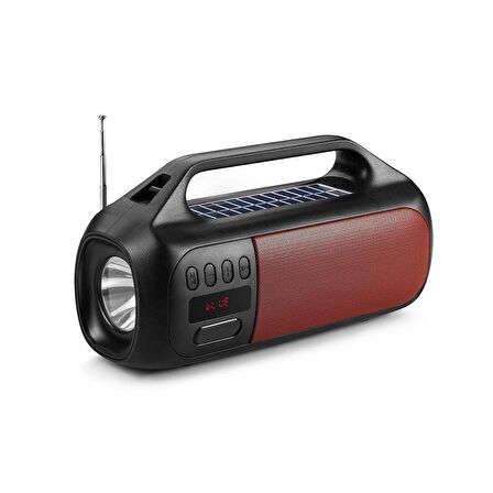 Concord YGA79 Solar Güneş Enerji FM Radyo Fenerli Bluetooth Hoparlör