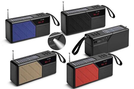 Concord YGA86 Solar Güneş Enerji FM Radyo Fenerli Bluetooth Hoparlör