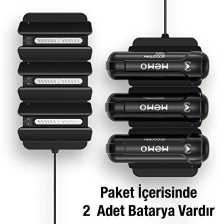 MEMO DL10 Telefon Soğutucu Fan Batarya Şarj Paneli + 2 Yedek Powerbank SİYAH