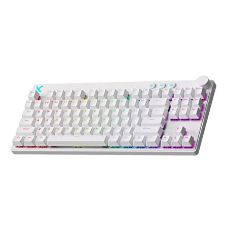 MCHOSE Mix 87 Beyaz %80 Apollo Manyetik Switch 8K Hz Hall Effect RGB Hotswap Mekanik Gaming Klavye (MC-Mix87-4)