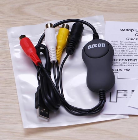 ezcap159 USB 2.0 Mac Uyumlu Composit Analog Video Capture Kartı