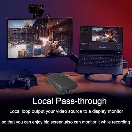 ezcap321 Game Link RAW 1080P 120 Hz HD60 S 4K Video Capture Kartı