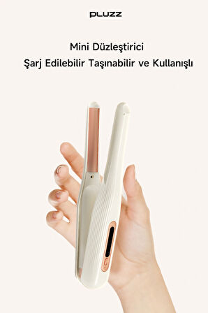 Pluzz Saç Maşası Şarj Edilebilir Taşınabilir Iyonlu