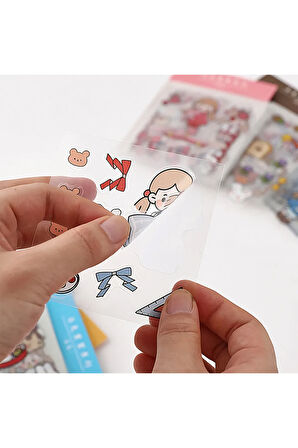 Flower Temalı 20 Yaprak Sticker Seti • Bullet Journal (GGK-DY091)