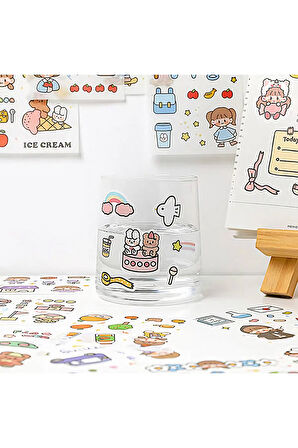 Big Adventure Temalı 100 Yaprak 4 Bölmeli Sticker Seti • Bullet Journal (GGK-DZ083)