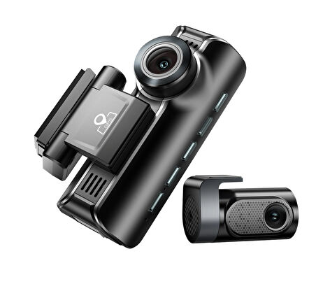 Azdome M550 Pro 4K Çift Kameralı Araç Kamerası WiFi GPS Gece Görüşü Park Modu Azdome Türkiye Garantili