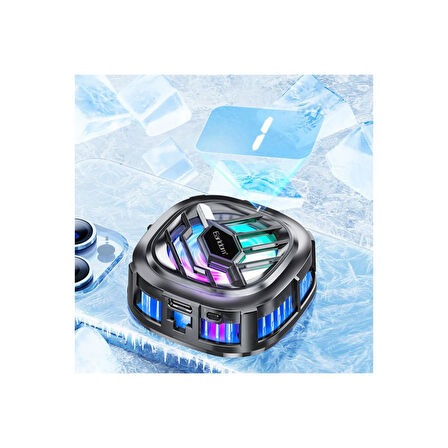 Earldom ET-F12 Telefon Rgb Magsafe Telefon Soğutucu NT-113893