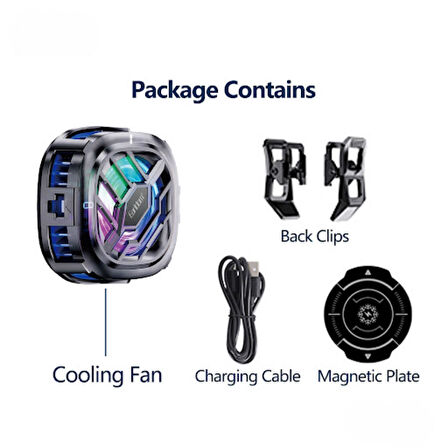 Earldom ET-F12 Telefon Rgb Magsafe Telefon Soğutucu NT-113893