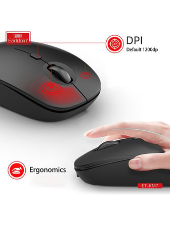 Earldom KM7 Sessiz Kablosuz Mouse 2.4Ghz 1600 Dpi