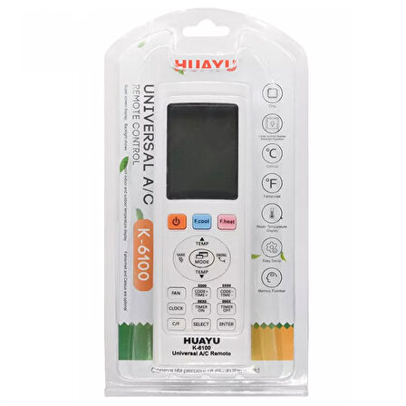 Huayu KK K-6100 Universal Akıllı AC Klima Kumandası 