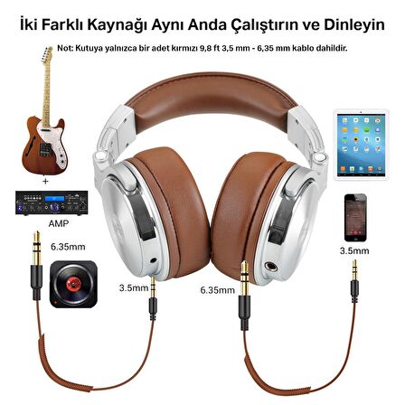 OneOdio Pro 30  Kulak Üstü Kablolu Dj Kulaklığı