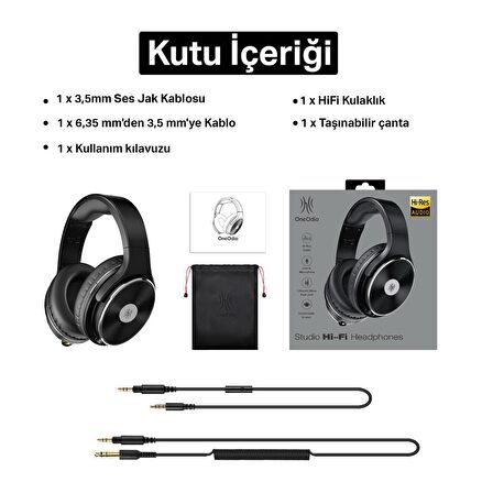 OneOdio Studio HiFi Kablolu Kulaklık 