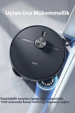  X1 Max Robot Süpürge ve Paspas LiDAR 20.000PA Ultra Güç 75°C Sıcak Su Yıkama ve Kurutmalı İstasyon