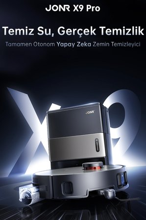 X9 Pro Robot Süpürge ve Paspas LDS LiDAR 20.000PA Ultra Güç, Çift Esnek Kol, Kurutmalı İstasyon