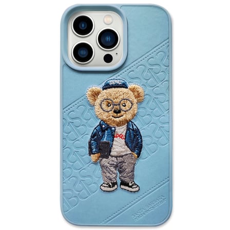 Santa Barbara Polo Racquet Club iPhone 13 Pro Kılıf Crete 3Boyutlu PU Deri İçi Süet Kapak