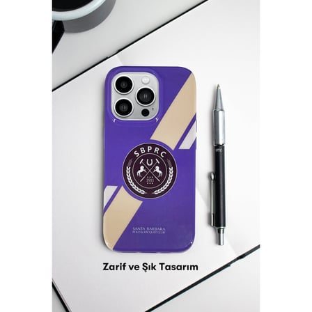 Santa Barbara Polo Racquet Club iPhone 14 Pro Kılıf Golf Spor Alden Desenli Kapak