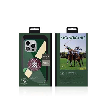 Santa Barbara Polo Racquet Club iPhone 14 Pro Max Kılıf Golf Spor Alden Desenli Kapak