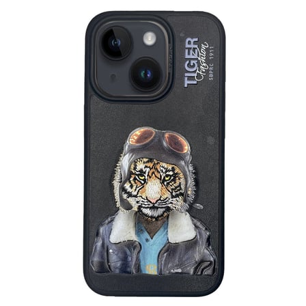 Santa Barbara Polo Racquet Club  iPhone 14 Kılıf 3Boyutlu PU Deri Fergus İçi Süet Kapak
