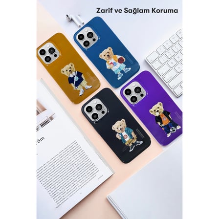 Santa Barbara Polo Racquet Club iPhone 14 Pro Max Kılıf Chuck Figürlü Baskılı Kapak