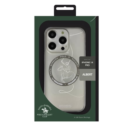 Santa Barbara Polo Racquet Club  iPhone 14 Pro Max Uyumlu Kılıf Parmak İzi Bırakmayan Mat Pc M-Safe Albert Kapak