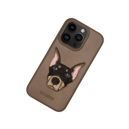 Santa Barbara Polo Racquet Club iPhone 15 Pro Kılıf 3Boyutlu PU Deri Curtis İçi Süet Kapak