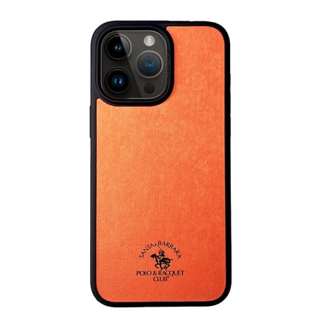 Santa Barbara Polo Racquet Club iPhone 15 Pro Kılıf M-Safe Şarja Uygun İçi Süet PU Deri Myron Kapak