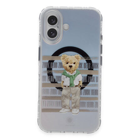 ZuckBear California Cool iPhone 16 MagSafe Kılıf - Jeans